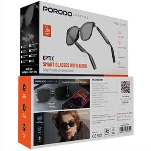 عینک دودی هوشمند بلوتوثی پورودو