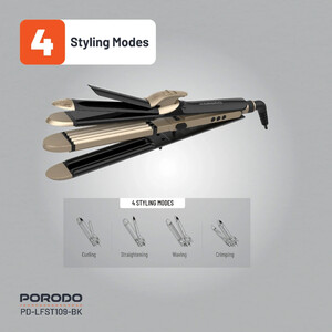 اتو و حالت‌دهنده‌ی مو حرفه‌ای پرودو اورجینال سرامیکی