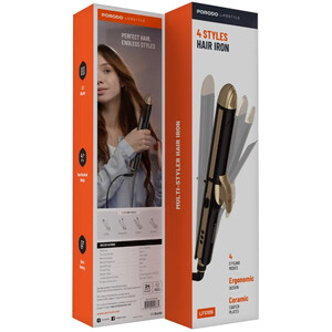 اتو و حالت‌دهنده‌ی مو حرفه‌ای پرودو اورجینال سرامیکی