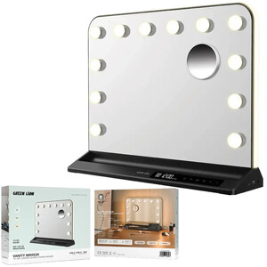 آینه آرایش رومیزی گرین لاین Green Lion اصل مدل GL-MR13 با 12 چراغ