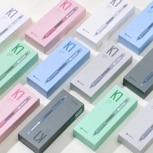 خودکار ژله ای مشکی کاکو KACO مدل K1 نوک 0.5 میلی متری 10 عددی