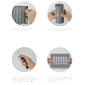 ست پیچ گوشتی استوانه ای 126 عددی پرووان