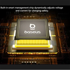 خرید شارژر فندکی تایپ سی 30 وات بیسوس همراه با کابل متصل لایتنینگ