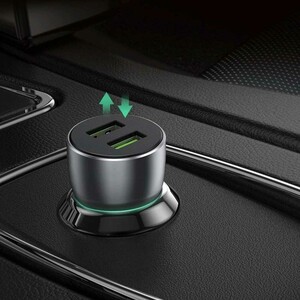 شارژر فندکی فست شارژ ماشین تایپ‌سی 36 وات یوگرین