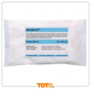 پانسمان استریل آلودرم (aluderm®) سایز ۴۰×۶۰ سانتی‌متر