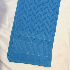 حوله استخری ابریشم فاضل طرح گندم سایز 70x130 سانتی متر