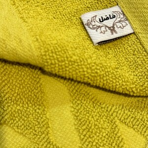 حوله استخری ابریشم فاضل طرح گندم سایز 70x130 سانتی متر