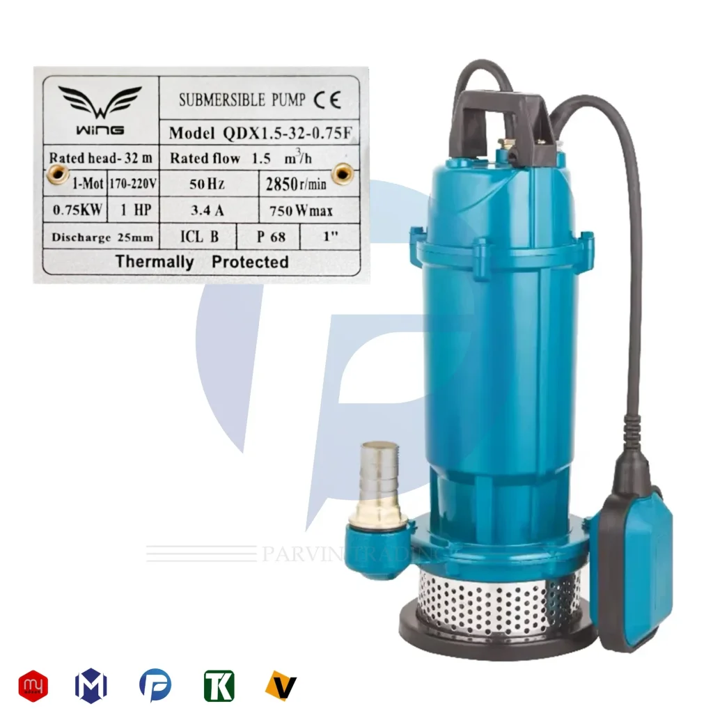 کفکش 32 متری 1 اینچ وینگ مدل QDX1.5-32-0.75F