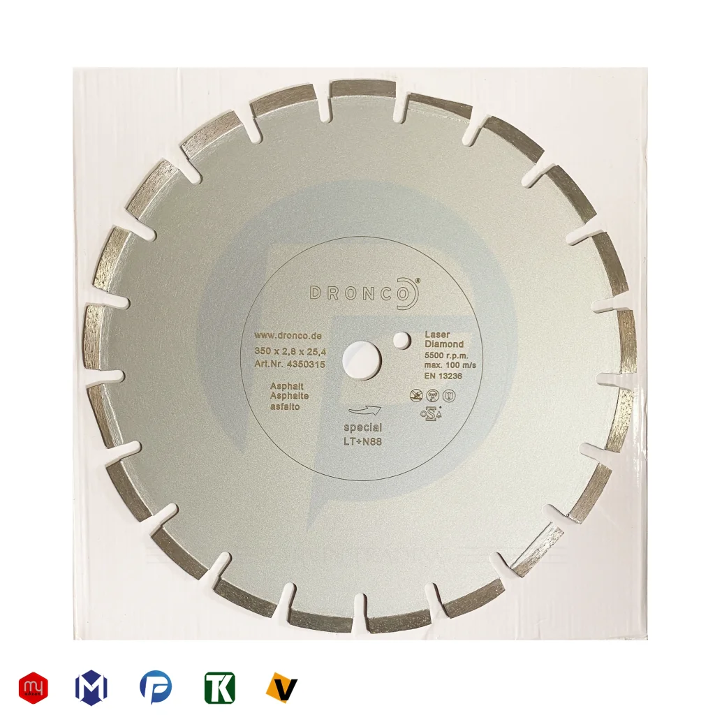 تیغه لیزری درونکو المان اسفالت بر 35CM