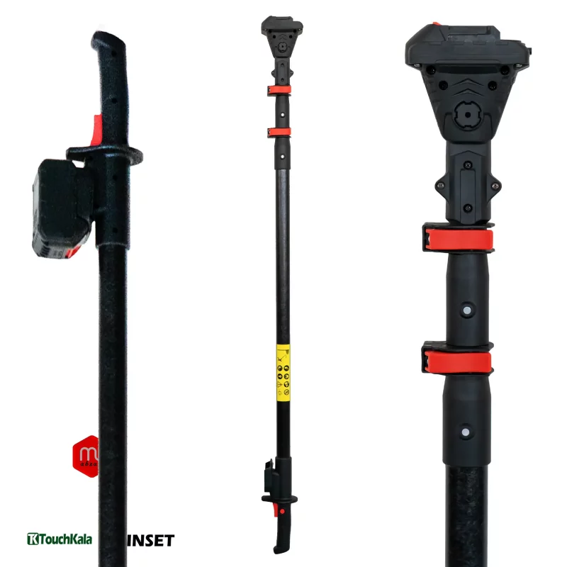 دسته تلسکوپی قیچی شارژی و اره شارژی 2.5 متری