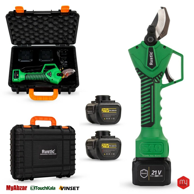 قیچی شارژی روستیک مدل S40 پلاس 2600 میلی آمپر
