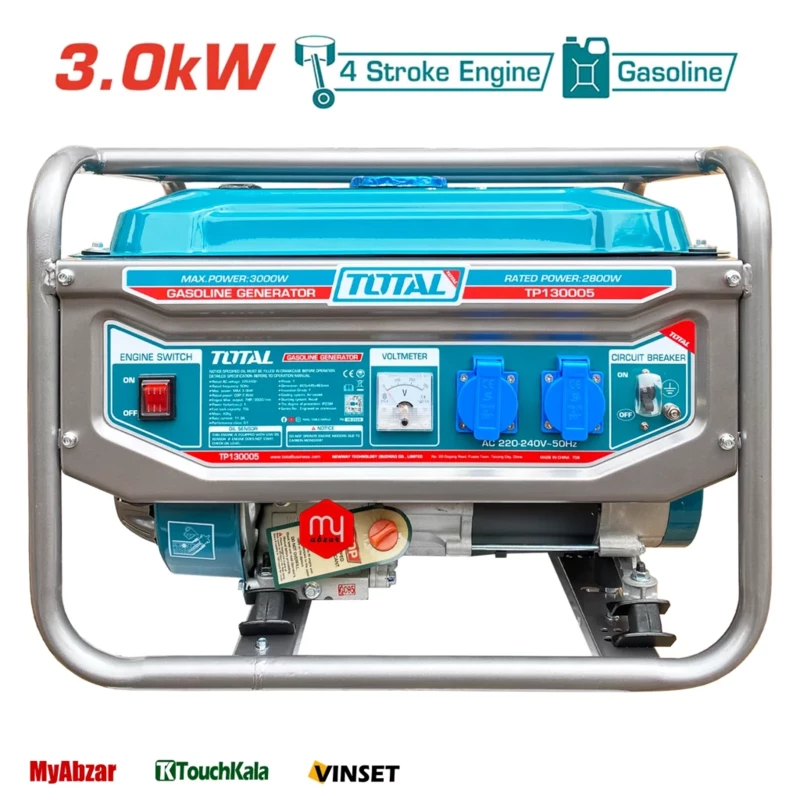 موتور برق بنزینی توتال مدل TP130005