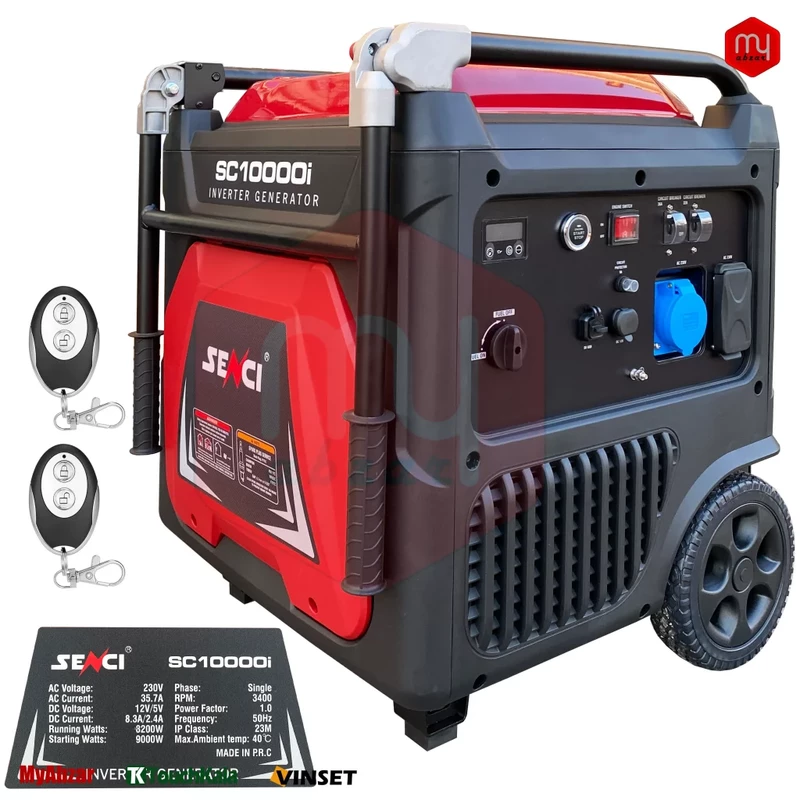 موتور برق سنسی 9 کیلووات مدل SC10000i ریموت استارت