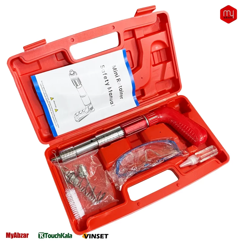 تفنگ میخکوب ردهیت فلزی RED HIT | میخ چاشنی 100 عدد