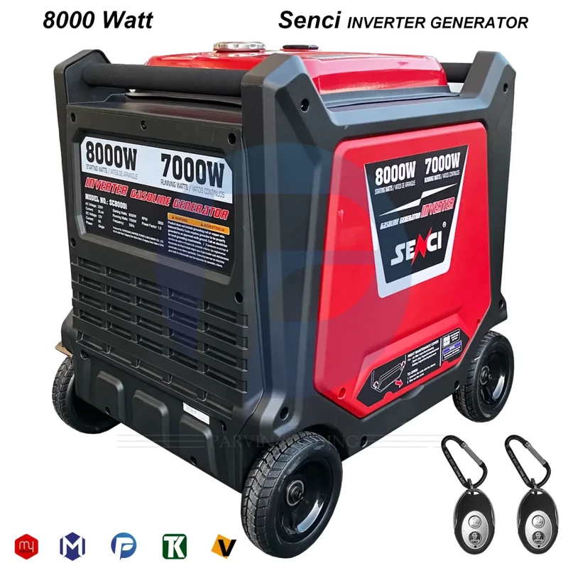 موتور برق سنسی سایلنت مدل SC8000i ریموت استارت