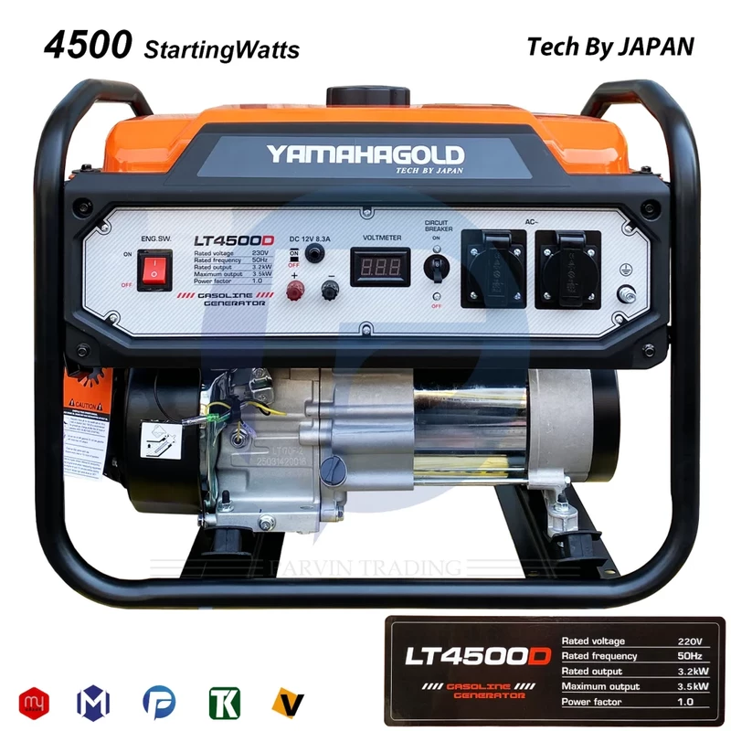 موتور برق بنزینی یاماها مدل LT4500D