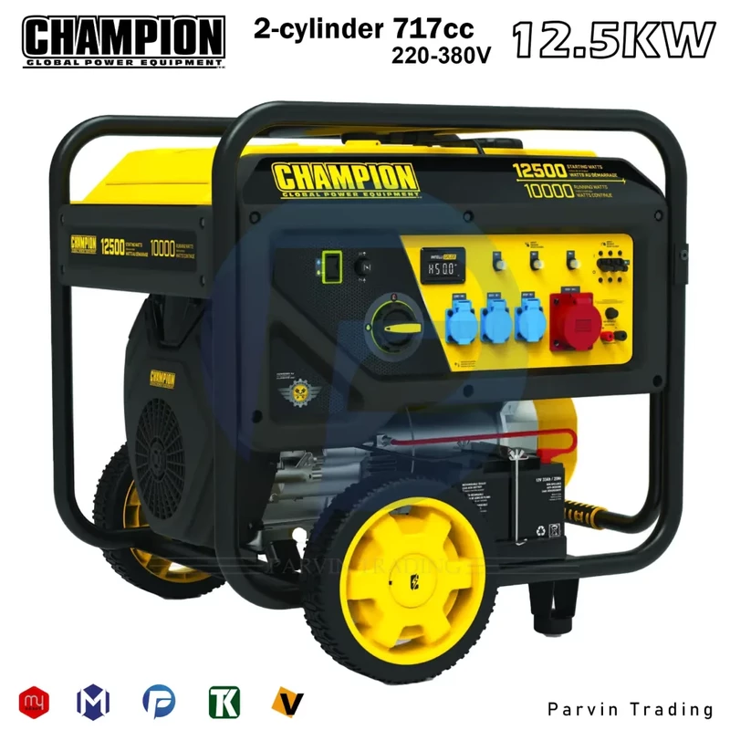 موتور برق چمپیون 12.5 کیلووات مدل 501160-3P تکفاز و سه فاز