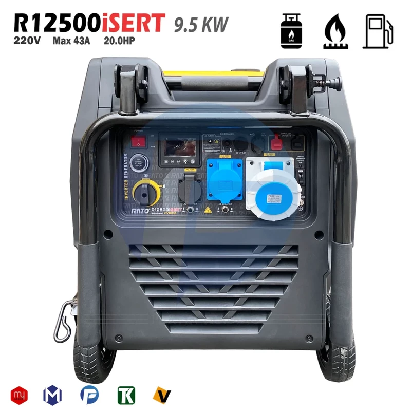 موتور برق سه گانه سوز راتو مدل R12500iSERT سوپر سایلنت