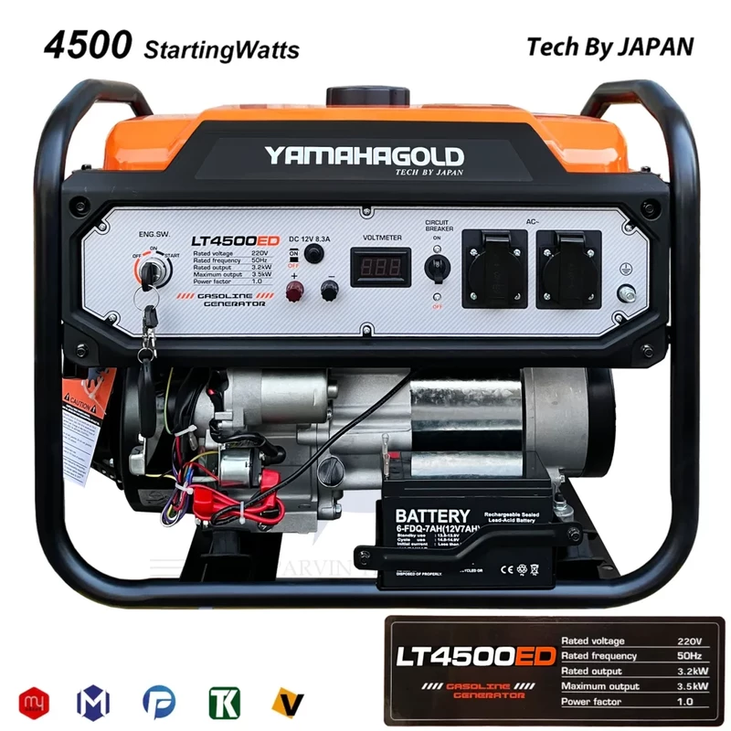 موتور برق یاماها استارتی مدل LT4500ED