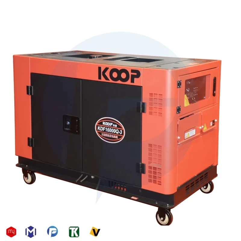 موتور برق سایلنت دیزلی کوپ مدل KDF16000Q 3D تکفاز و سه فاز