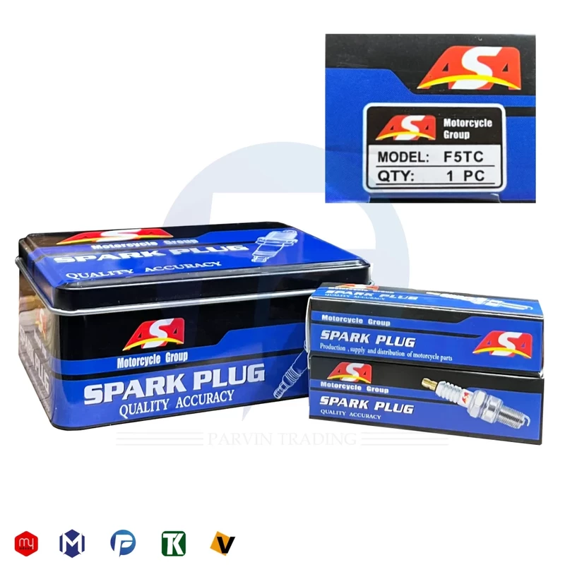 شمع پایه بلند ASA مدل F5TC بسته 10 عددی