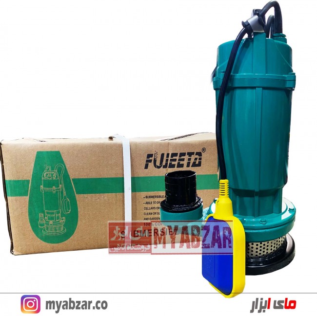 پمپ کفکش 16 متری 2 اینچ فوجیتا مدل FUJEETA QDX10-16-0.75F