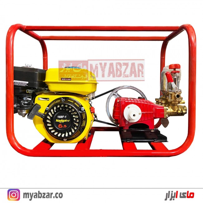 سمپاش زنبه ای موتور نویگیتور 6.5 با پمپ 45 بار
