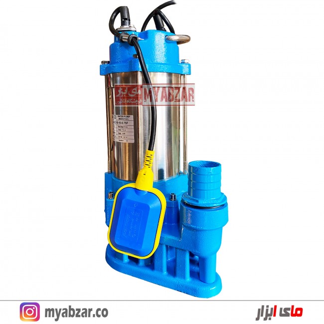 پمپ لجن کش اسکوآردی 16 متری 2 اینچ مدل SQUARED WQD10-16-0.75F