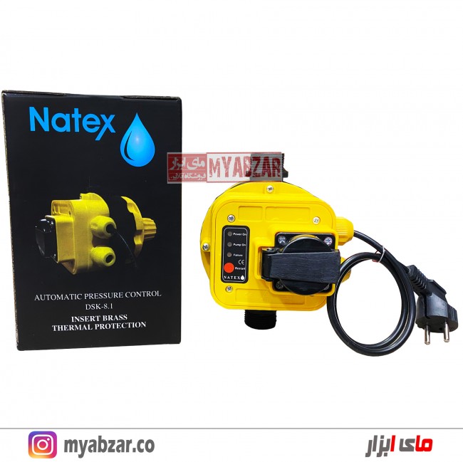 کلید اتوماتیک پمپ آب ناتکس مدل Natex DSK-8.1