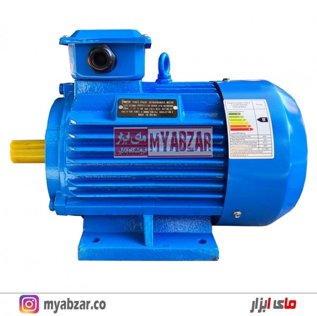 الکتروموتور 3 اسب 1500 دور 3فاز