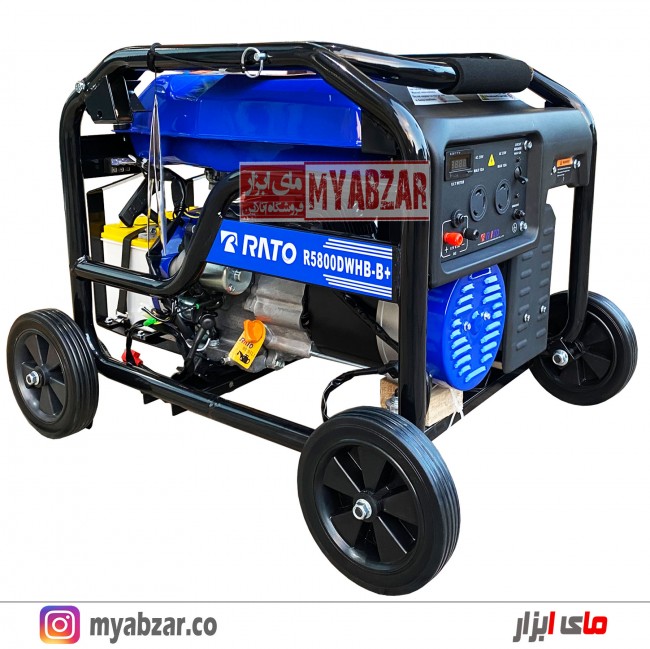 موتور برق استارتی راتو 3000 وات مدل +RATO R5800DWHB-B