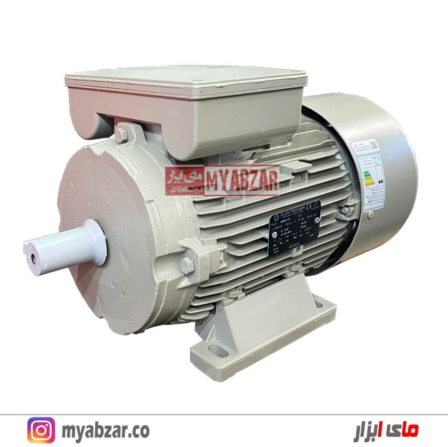 الکتروموتور 3 اسب 3000 دور الکتروژن تکفاز