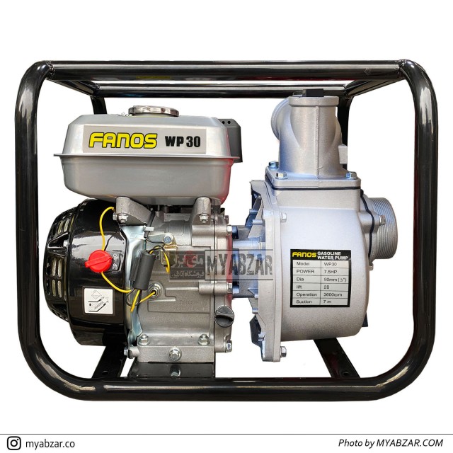 موتور پمپ طرح هندا بنزینی 3 اینچ  فانوس مدل WP 30