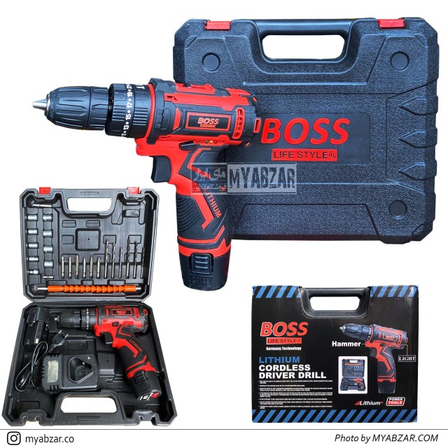 دریل شارژی باس 18 ولت مدل 18V