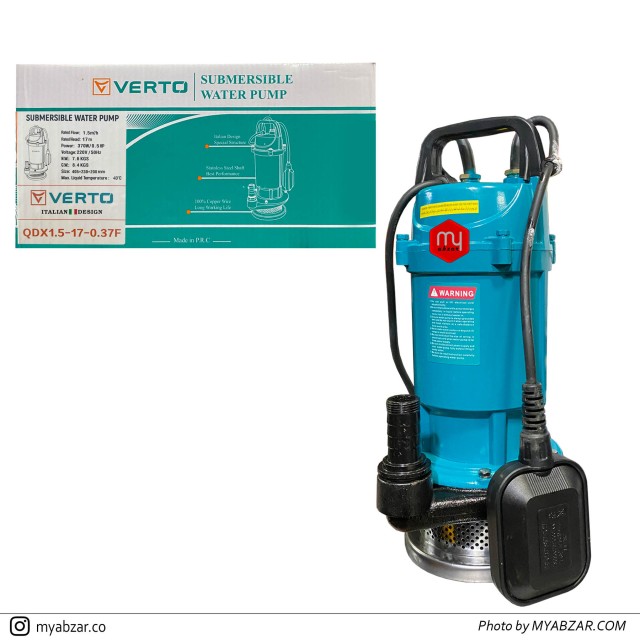 کفکش 17 متری 1 اینچ ورتو مدل QDX1.5-17-0.37F