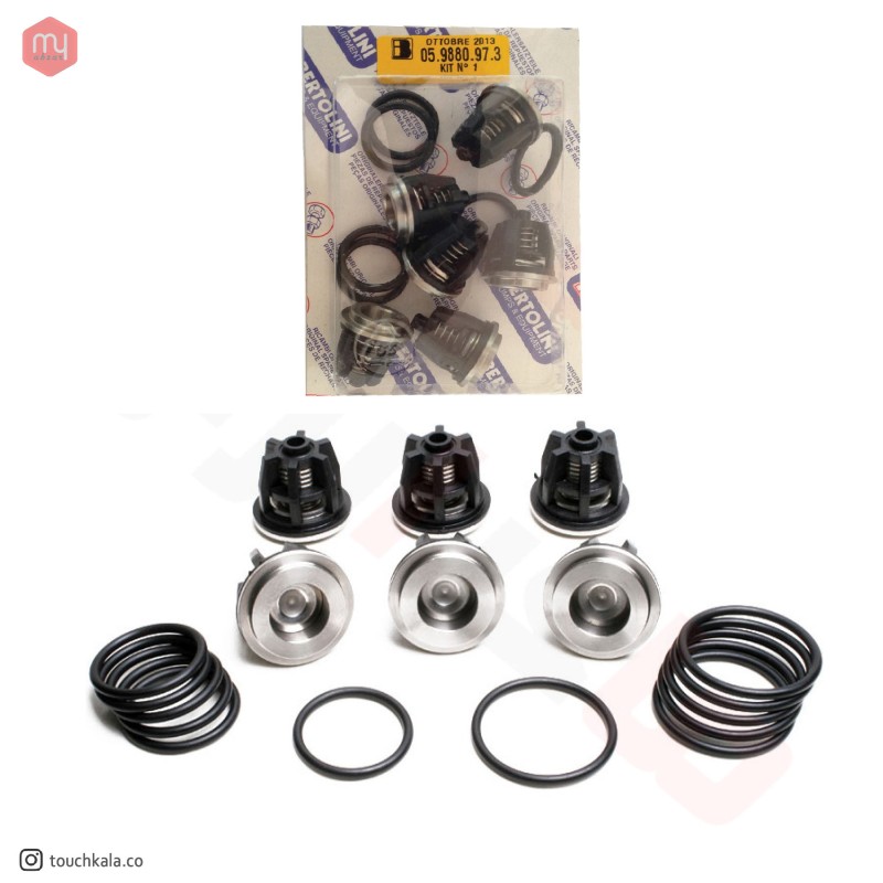 سوپاپ کارواش برتولینی ۲۰۰ بار ترک