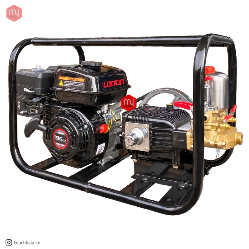 سمپاش زمبه ای لانسین و پمپ رینوپاور 45 بار طرح