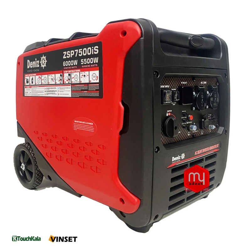 موتور برق سایلنت دنیز 6 کیلووات استارتی مدل ZSP7500iS