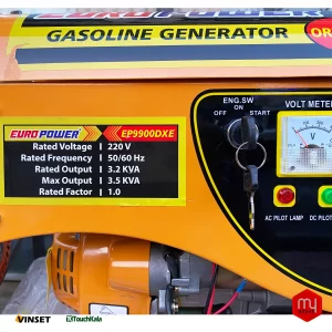 موتور برق بنزینی یورو پاور 3.5 استارتی مدل EP9900DXE