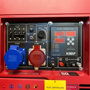 موتور برق سایلنت دیزلی کوپ مدل KDF8500Q 3D تکفاز و سه فاز