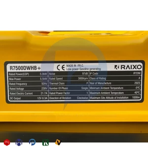 موتور برق بنزینی راکسیو 5.5 کیلووات مدل R7500DWHB