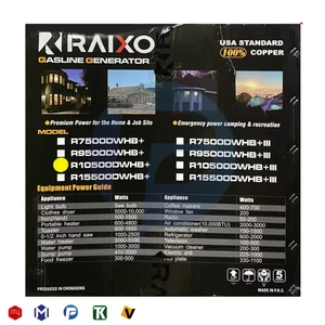 موتور برق بنزینی راکسیو 5.5 کیلووات مدل R7500DWHB