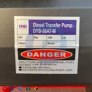 مجموعه پمپ گازوئیل کش 220 ولت CNB مدل DYB56ATM