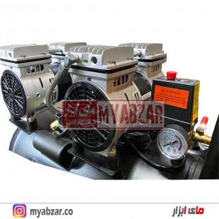 کمپرسور باد 2 موتوره ادون 50 لیتری سایلنت مدل ED5502A-50L