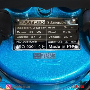 کفکش 50 متری 1 اینچ ماتریکس مدل MATRIX SPA1.5-50/5-0.9F