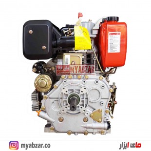 موتور تک دیزلی استارتی کاما 9.5 اسب مدل KAMA KM186FE