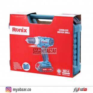 دریل شارژی رونیکس مدل 8014 RONIX(دو عدد باتری)