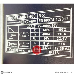 دستگاه جوش اینورتر اینتیمکس مدل MINI 400