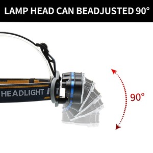 هدلامپ کوهنوردی 8 لامپه توبیز مدل HeadLamp-01