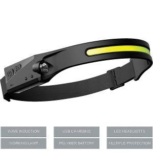 چراغ پیشانی ژله ای سنسور دار مدل COB-XPE